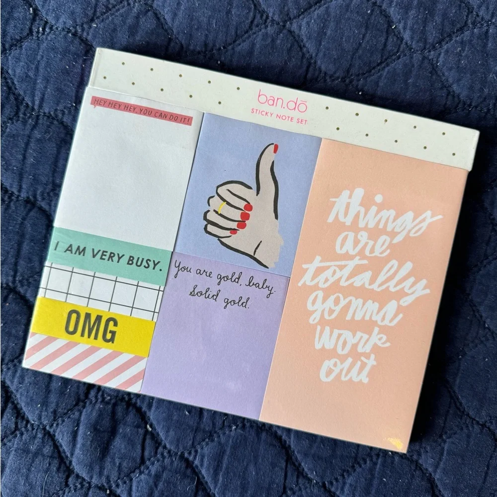 NEW Ban.do sticky notes - lot of 3
